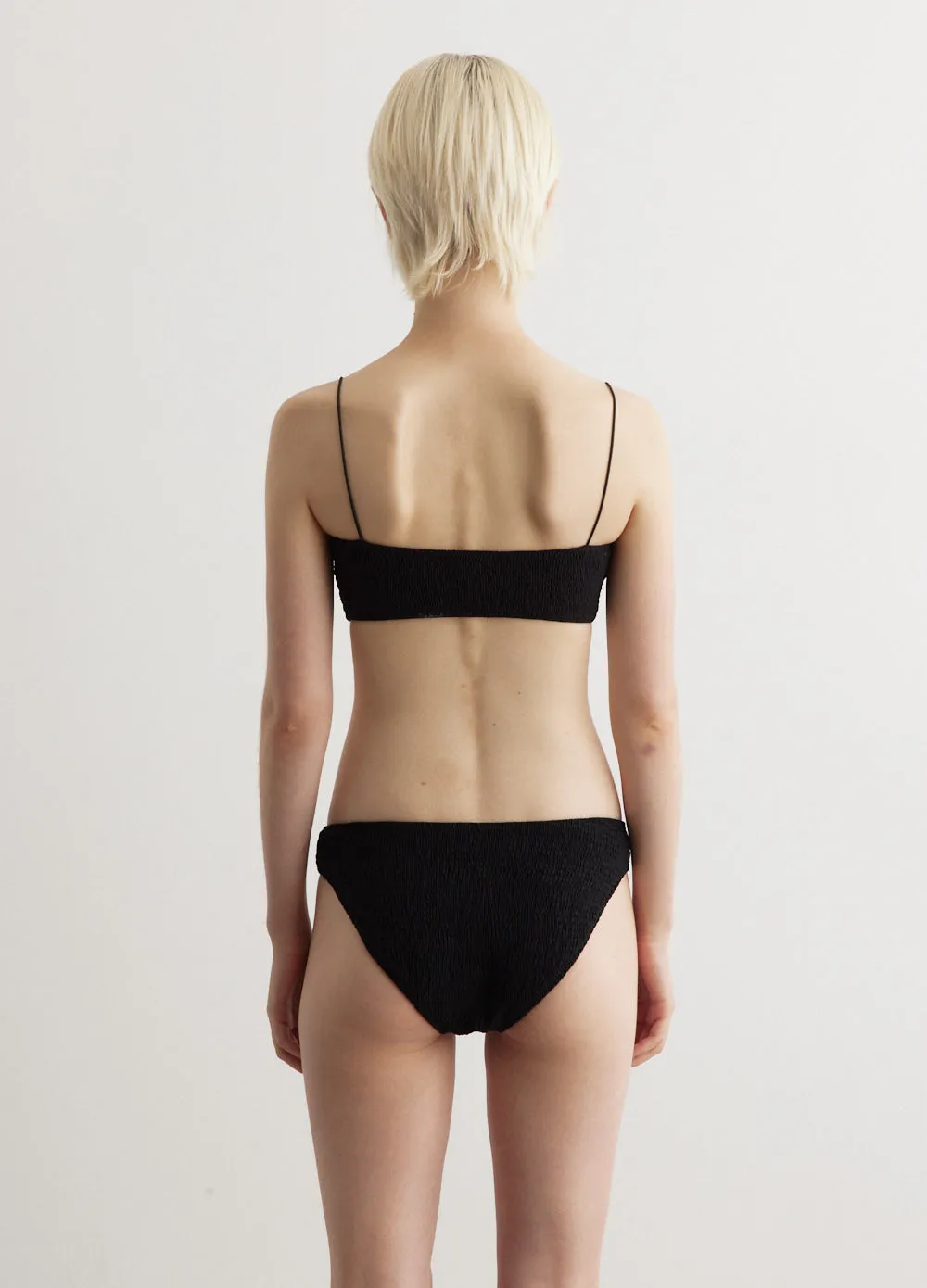 Smocked Mini Bikini Bottoms