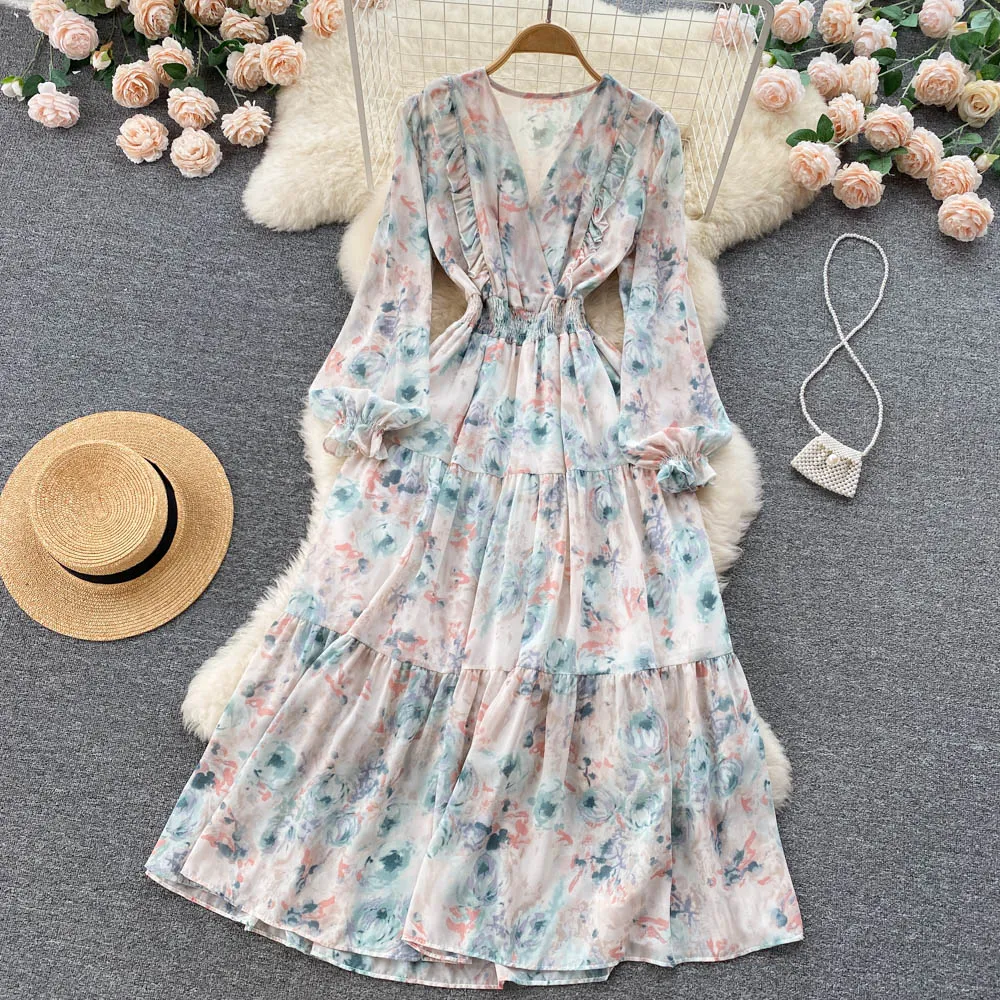 Soft Floral Dress
