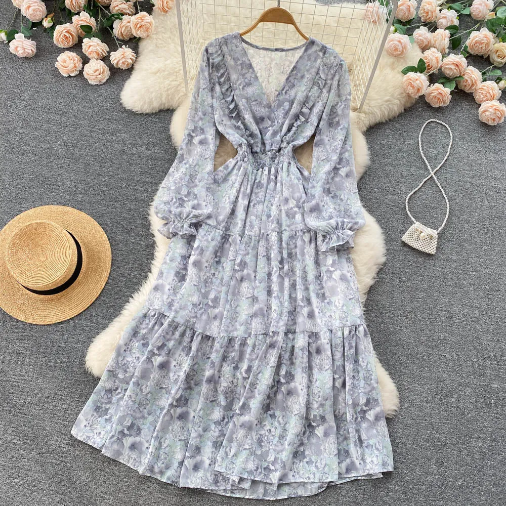 Soft Floral Dress