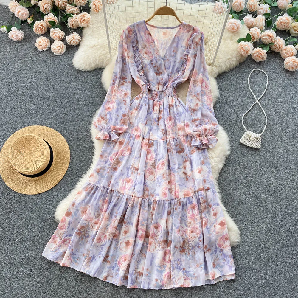 Soft Floral Dress