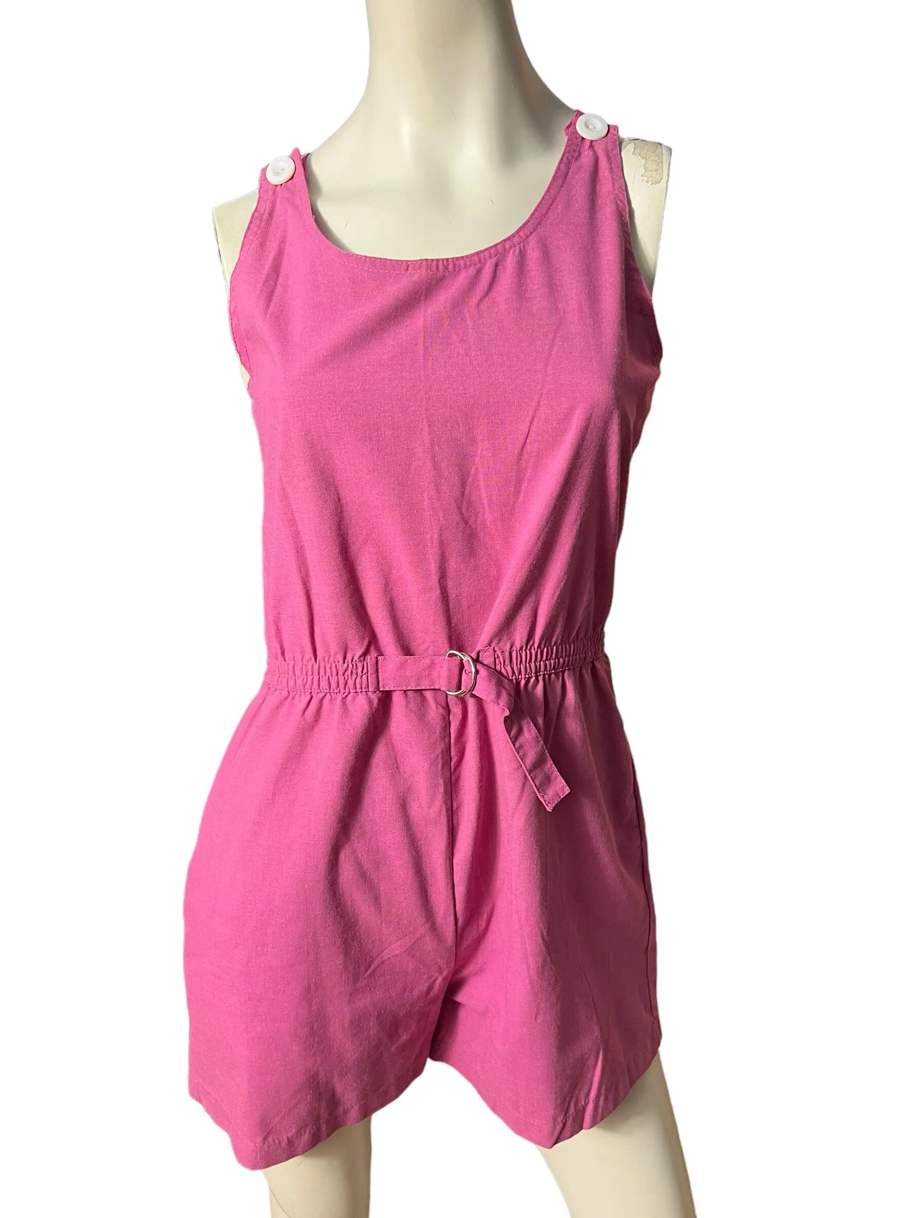 Vintage 80's romper jumpsuit M Ivy's Place