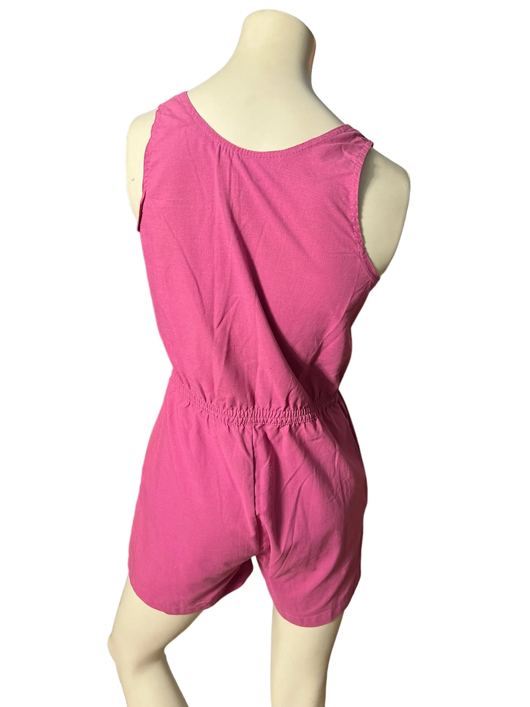 Vintage 80's romper jumpsuit M Ivy's Place