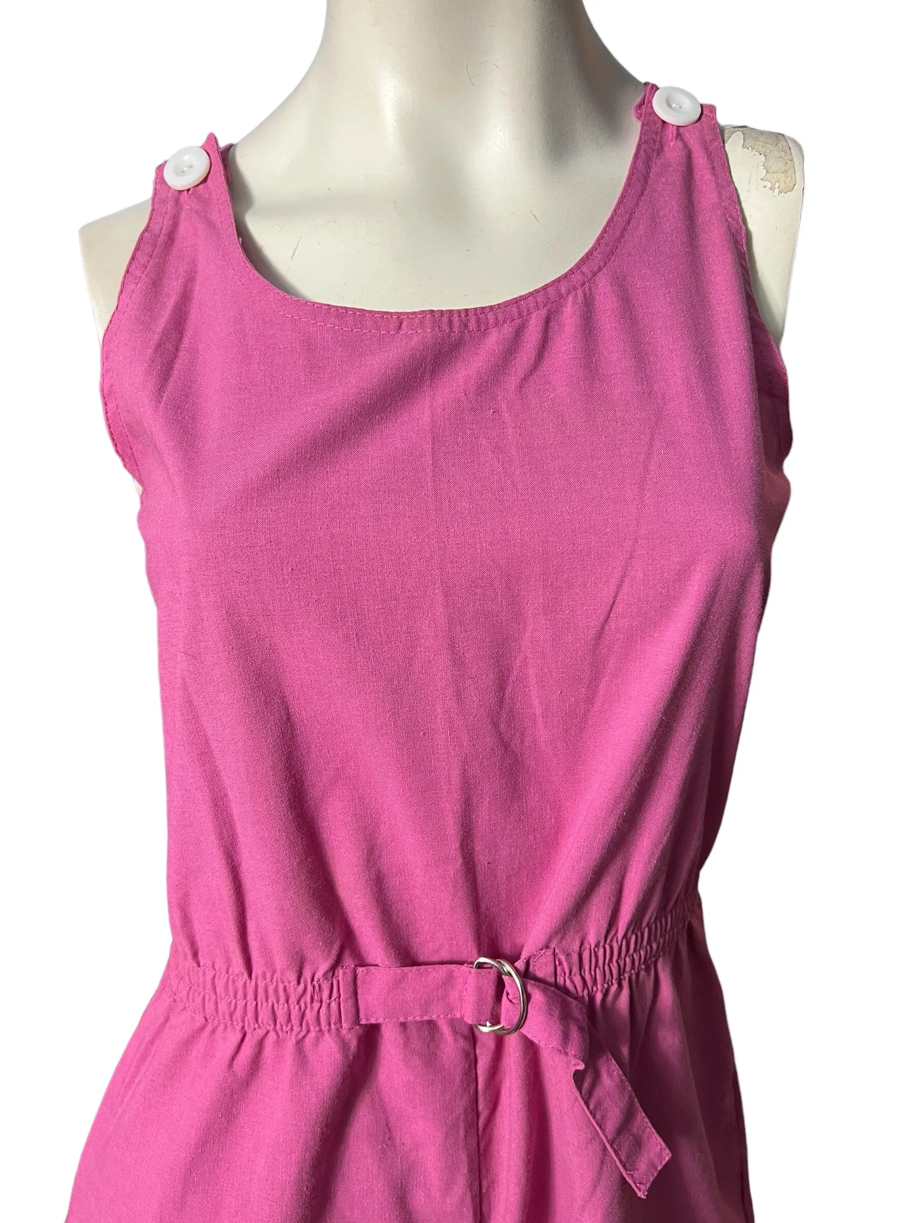 Vintage 80's romper jumpsuit M Ivy's Place