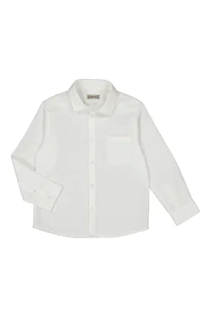 White L/S Button Down Shirt